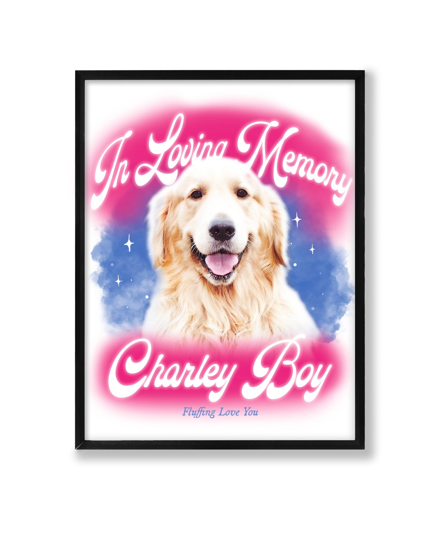 CUSTOM MESSAGE PET PORTRAIT