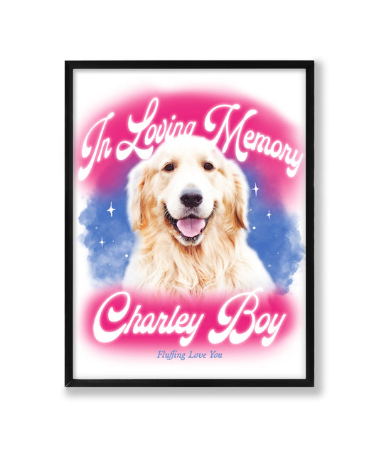 CUSTOM MESSAGE PET PORTRAIT
