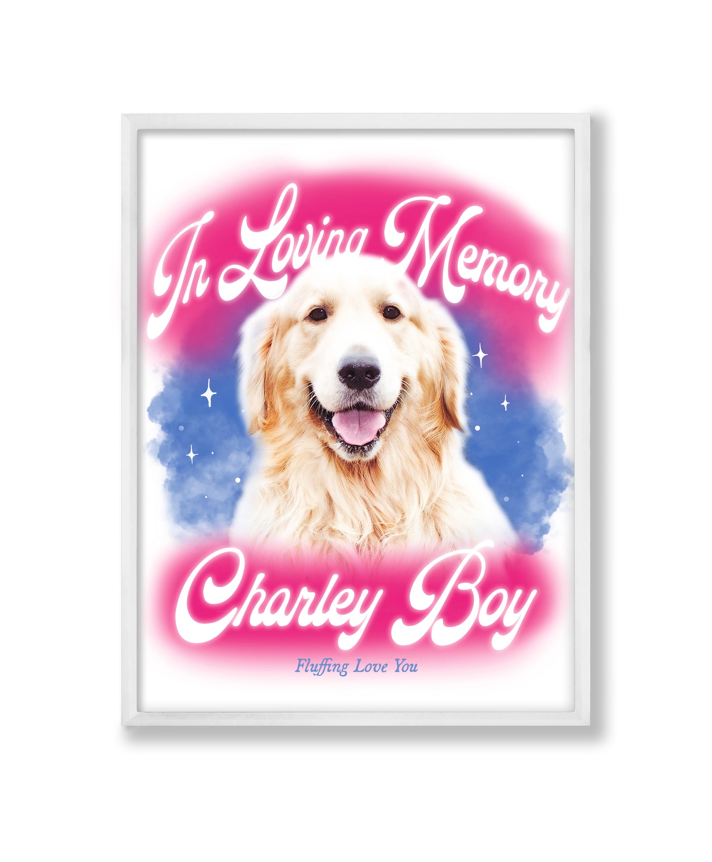 CUSTOM MESSAGE PET PORTRAIT