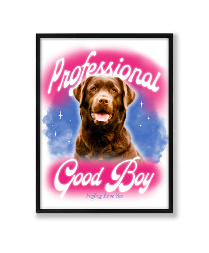 CUSTOM MESSAGE PET PORTRAIT